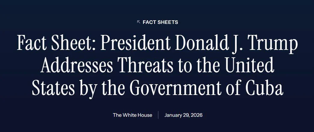 Трамп оголосив надзвичайну ситуацію щодо Куби